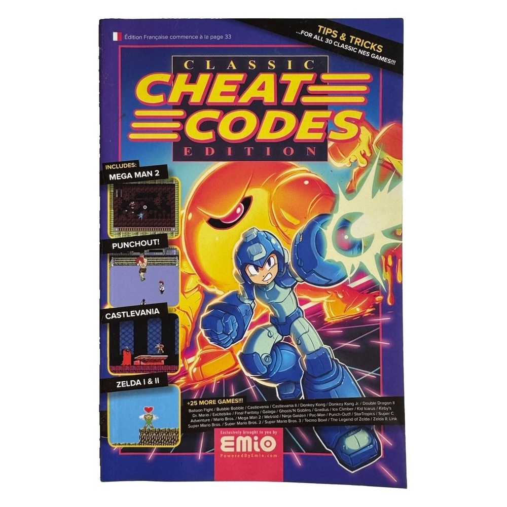 Emio Cheat Codes Book SNES Zelda, Super Mario & 17 MORE Games Booklet Vintage